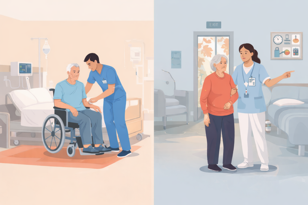 הבדלים בין סיעודי לתשוש נפש